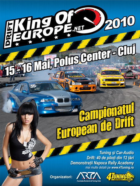 King Of Europe 2010 Campionatul de Drift revine la Cluj